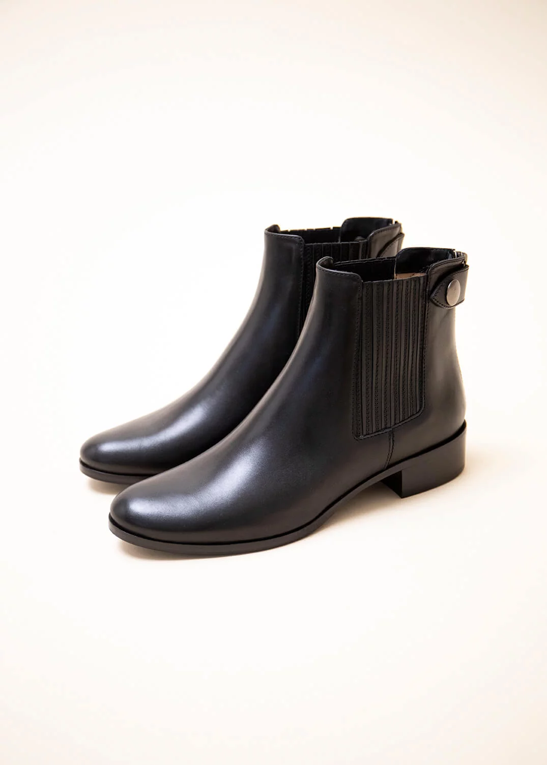 BOOTS ESQUIROL CUIR NOIR