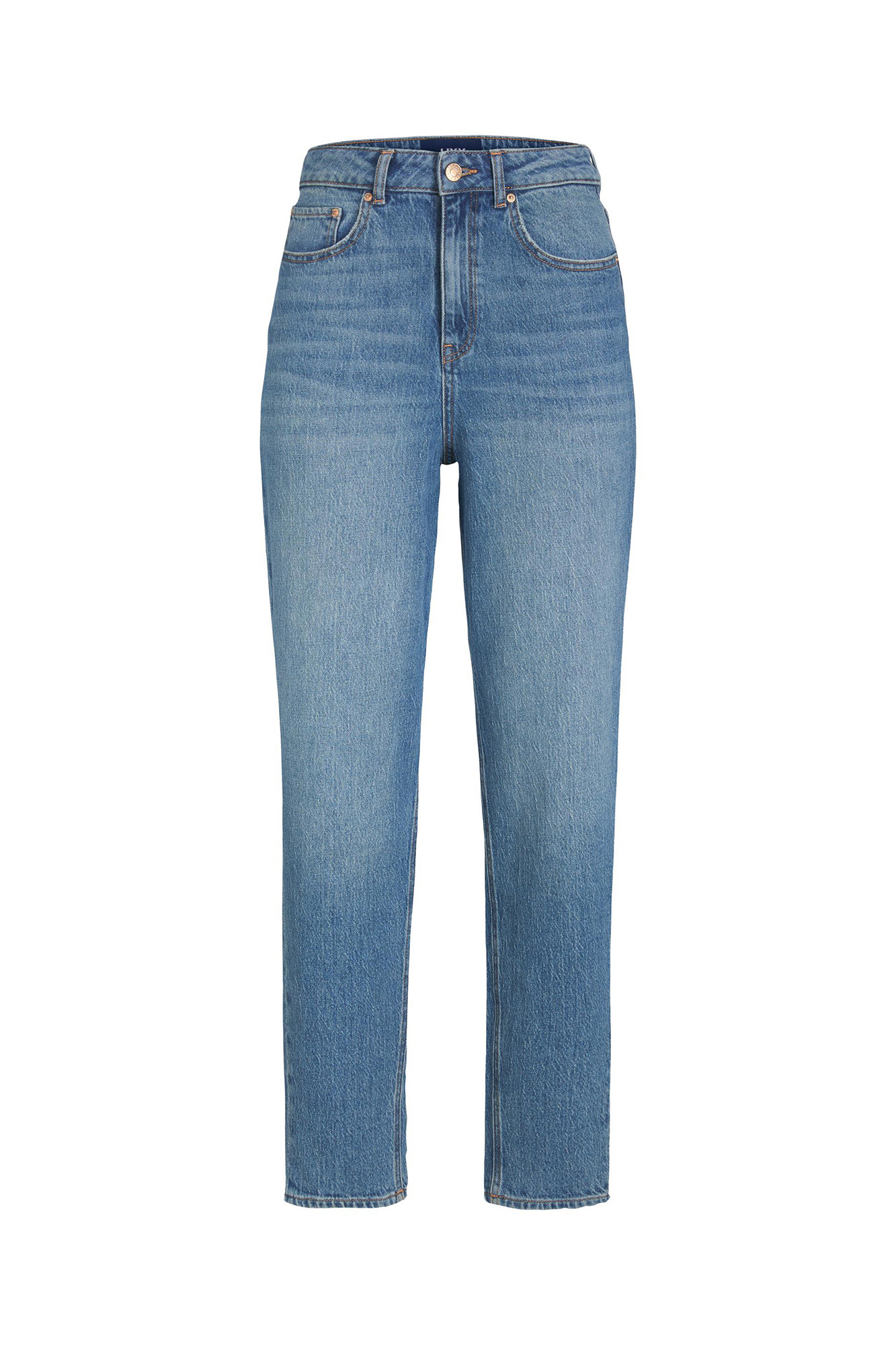calça jeans estilo Mom
