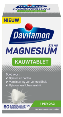 Davitamon Magnesium Kauwtabletten 60ktb