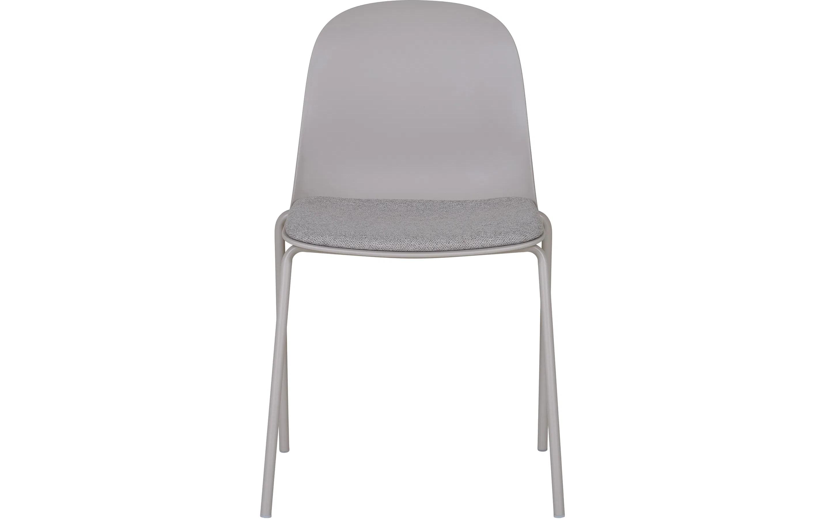Stuhl Madalena 2 Stück, 85 x 53 cm, Grau<br>Stabile Esszimmerstühle