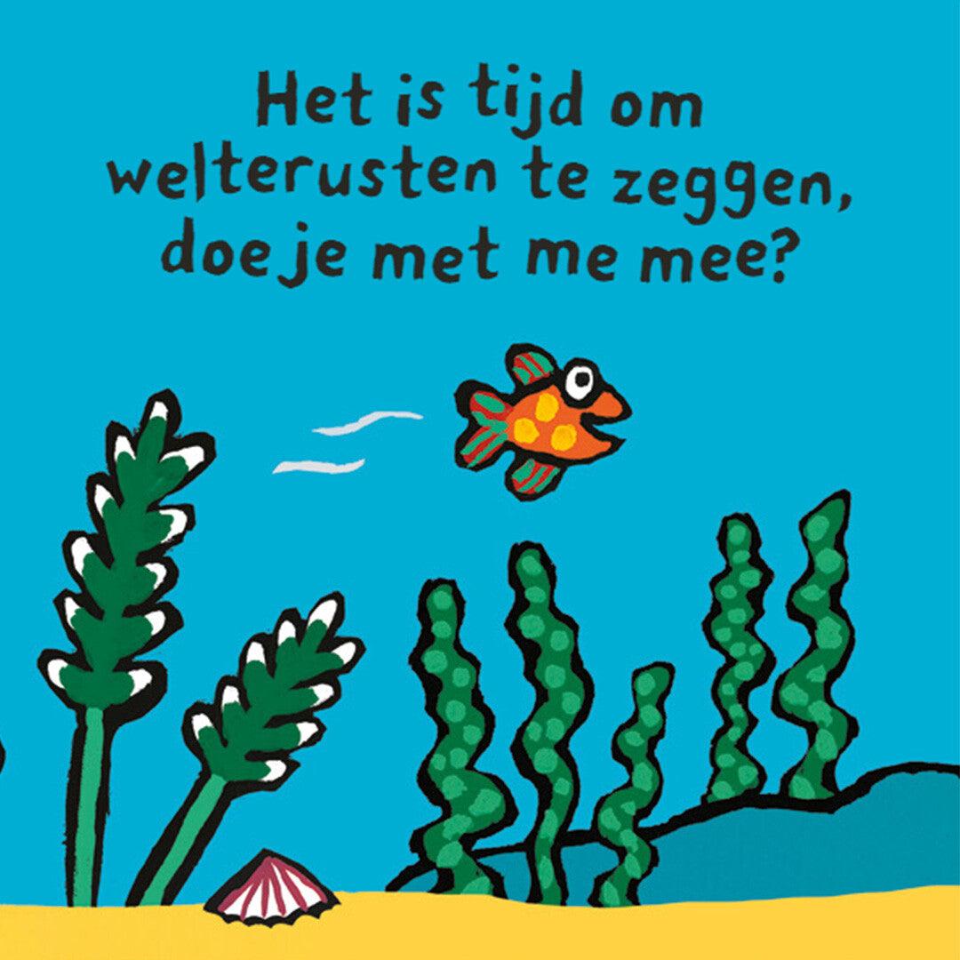 Uitgeverij leopold kartonboek welterusten, kleine vis