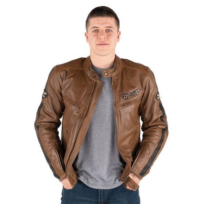 Blouson DXR D63 CE - Beige / Marron