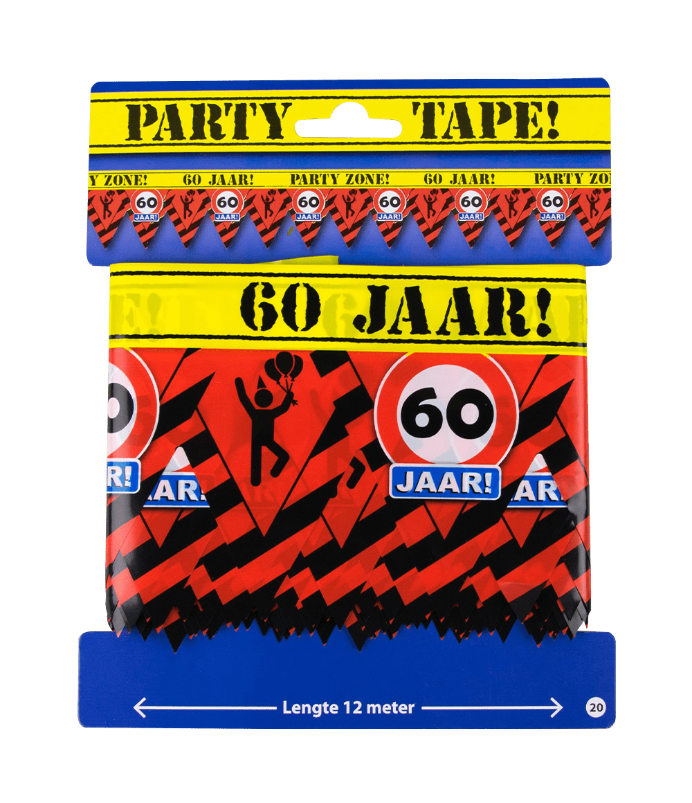 Afzetlint 60 Jaar 12m