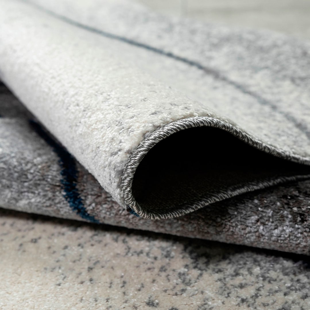 my home Bettumrandung »Tritom« Höhe 9 mm 3 Stk. tlg. mit besonders weichem Flor, Kurzflor, modernes Wellen Muster