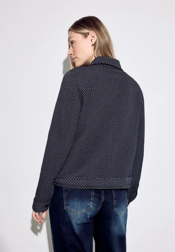 Struktur Shirtjacke - universal blue