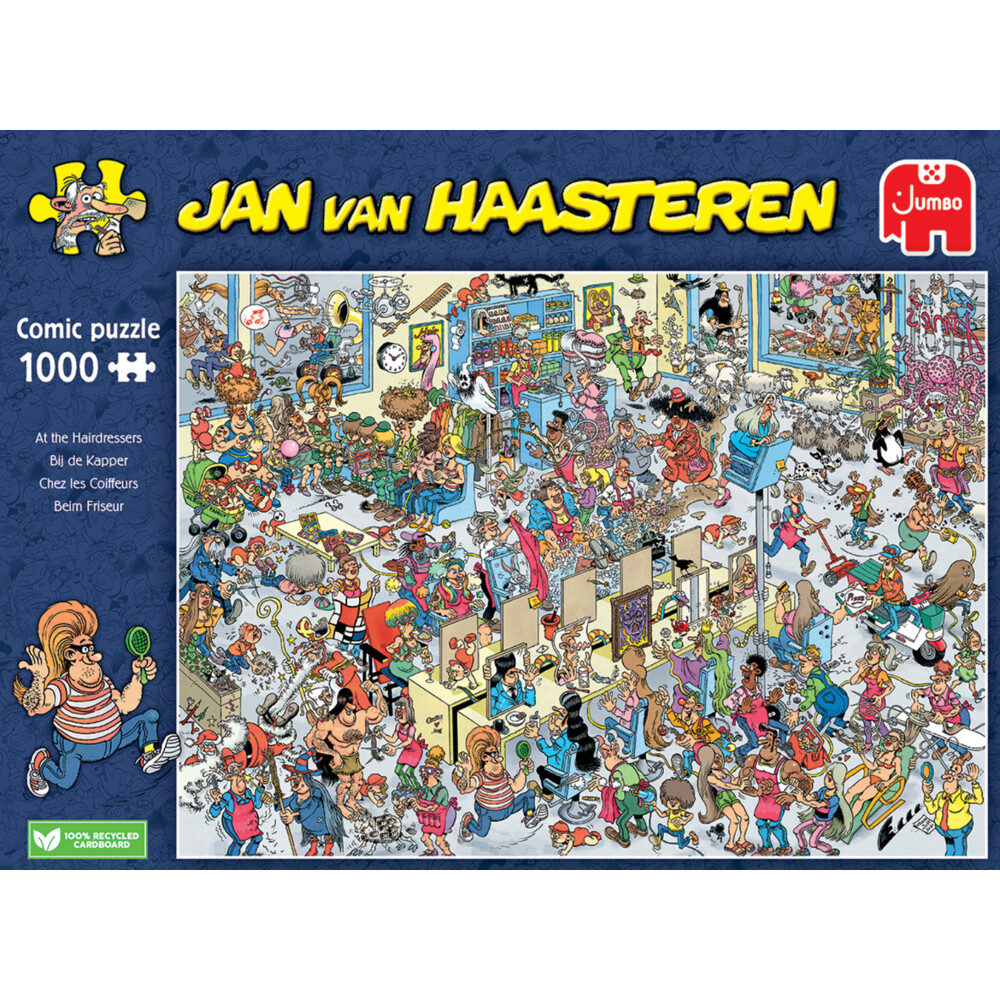 Jan Van Haasteren Puzzel Bij De Kapper 1000 Stukjes