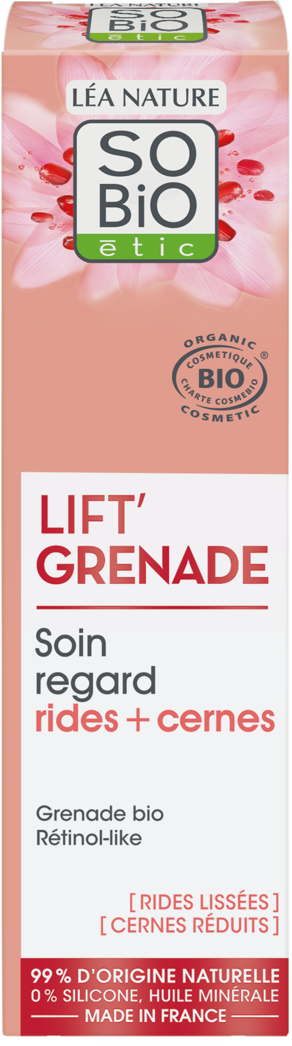 LÉA NATURE SO BiO étic  Lift'Grenade Glättendes Augengel, 15 ml