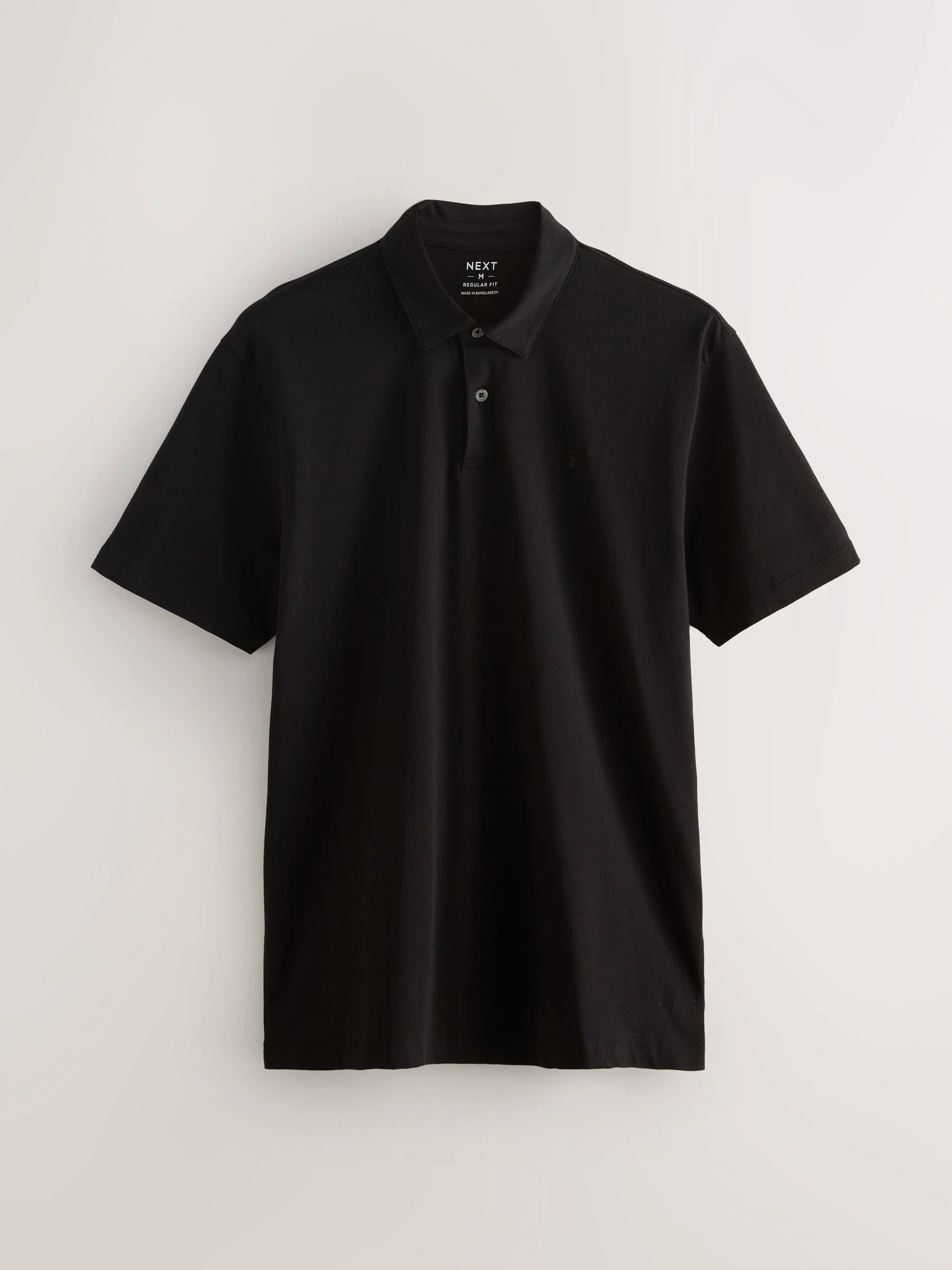 Blauwgroen/Zwart/Roest Rood - Set van 3 jersey poloshirts met korte mouwen