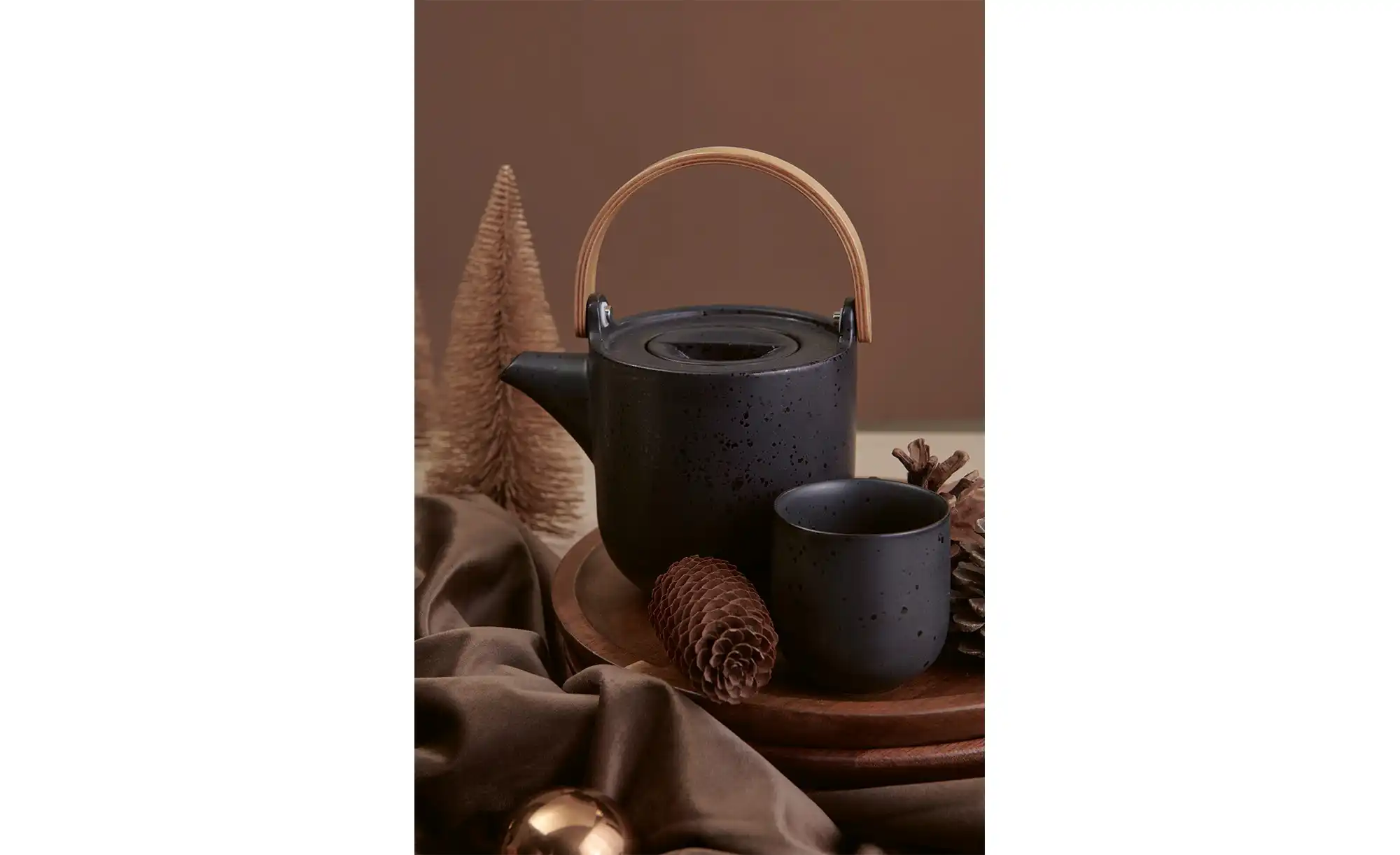 ASA SELECTION Teekanne mit Holzgriff Kuro