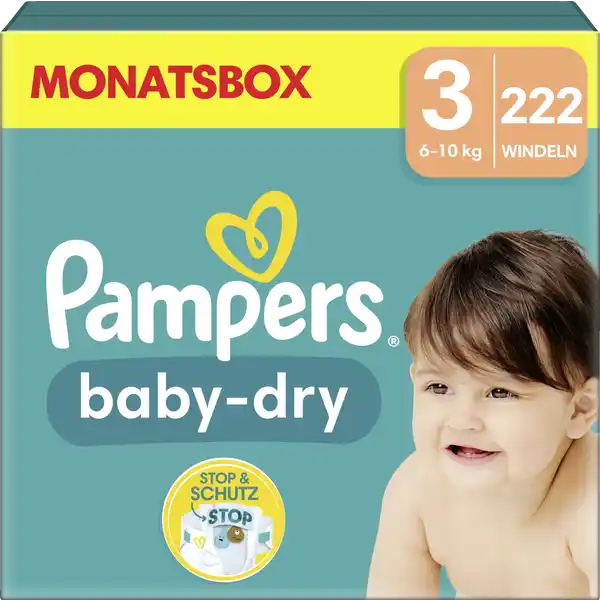 Baby Dry Windeln Gr. 3 (6-10kg) Monatsbox
