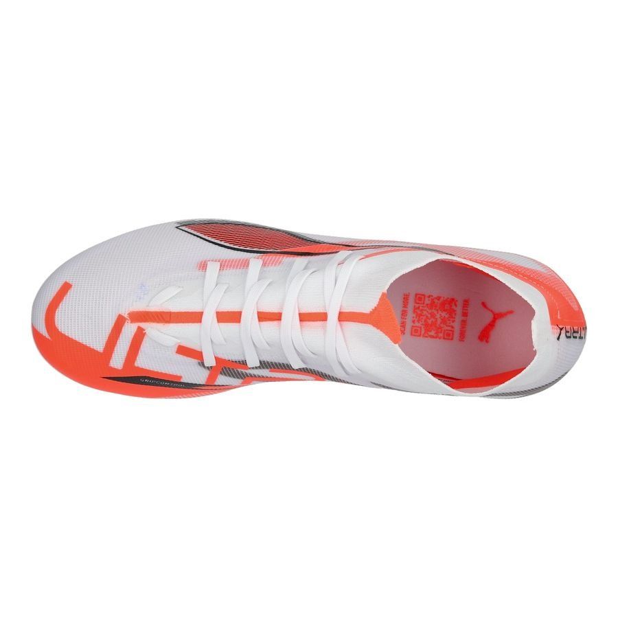 PUMA Ultra 5 Match   MG Unlimited - Blanc/Noir/Glowing Red