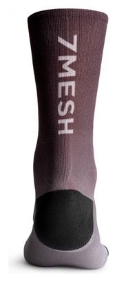 Chaussettes 7Mesh Fading Light 7.5 Granite Violet