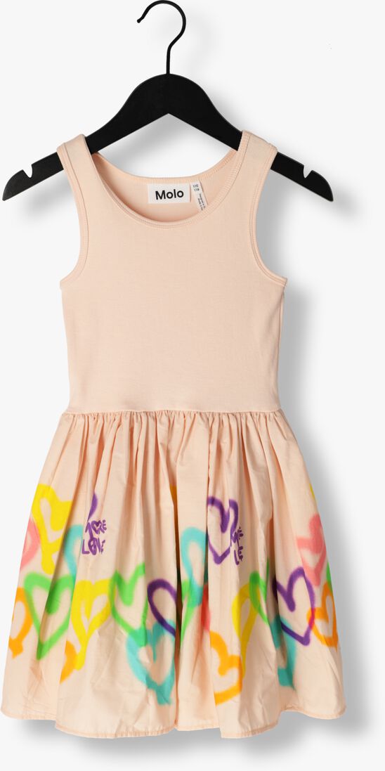 MOLO lichtroze molo midi jurk cassandra