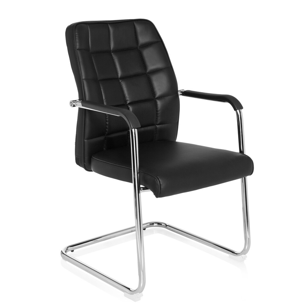 Freischwinger FLEXO V Kunstleder mit Armlehnen hjh OFFICE