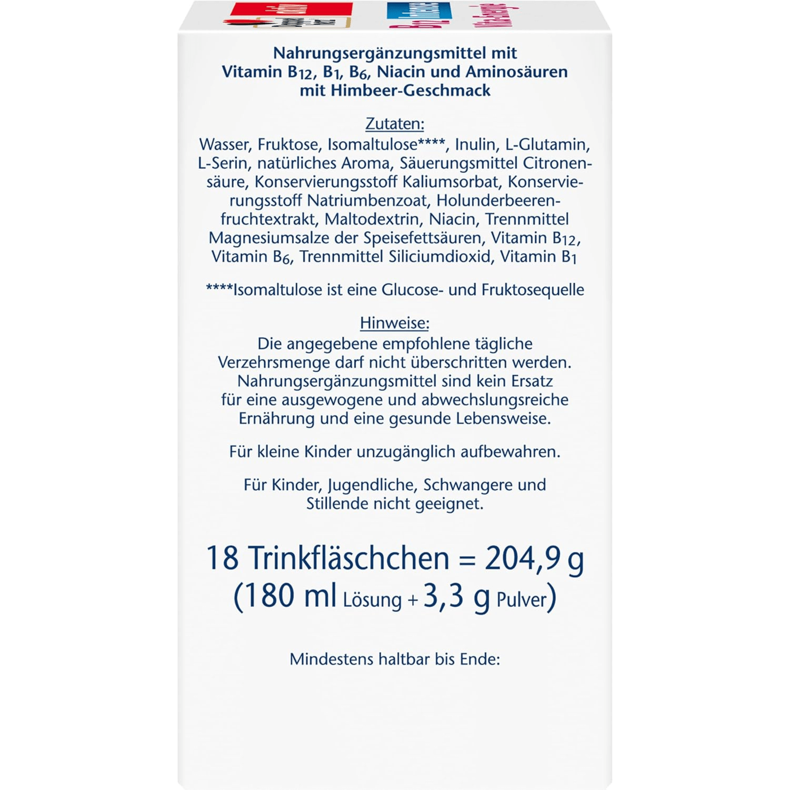 B12 Intense Vita-Energie Trinkampullen (18x10ml)