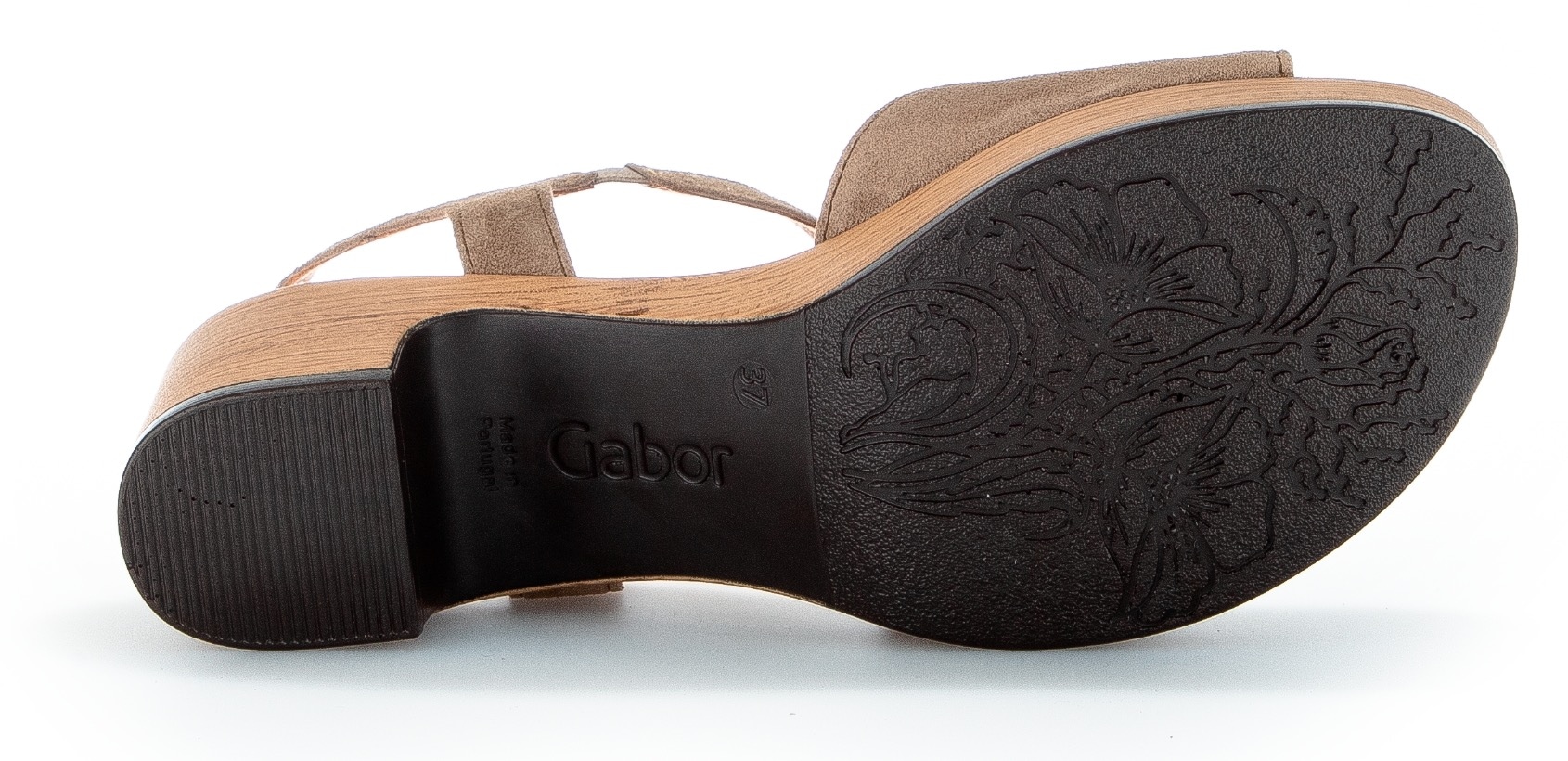 Gabor Sandalette »KRETA«  , Blockabsatz, Sommerschuh, Riemchensandale mit Glitterdruck, Weite G