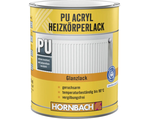 HORNBACH radiatorverf RAL 9010 zuiver wit glanzend 750 ml