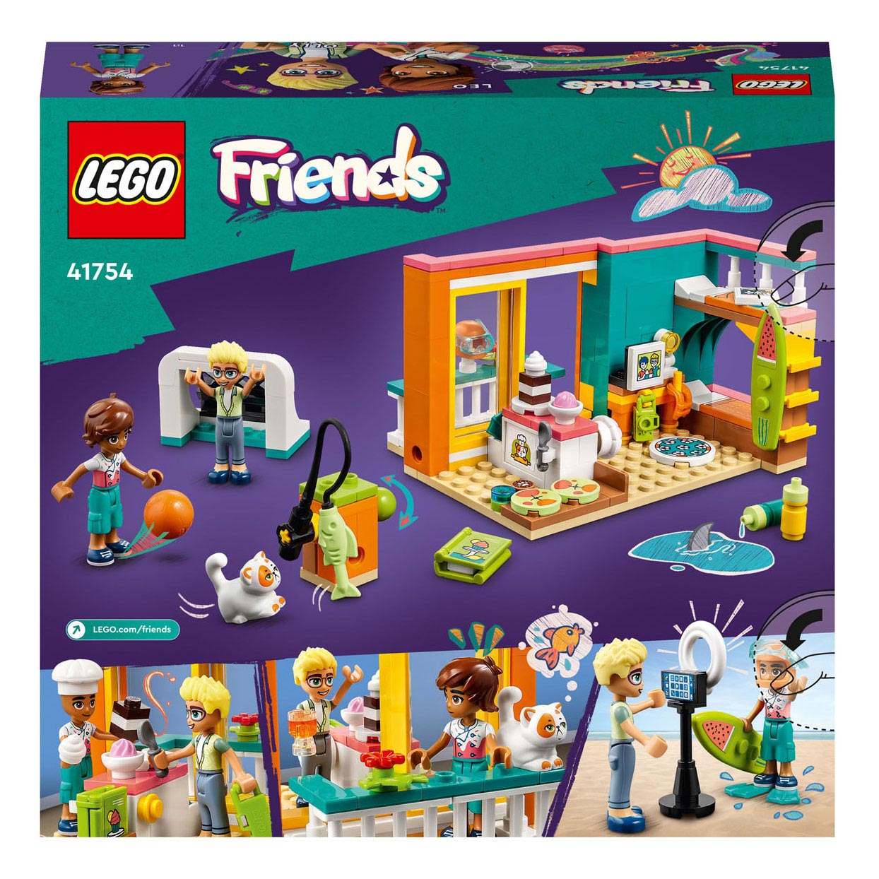 LEGO Friends 41754 Leo's Kamer