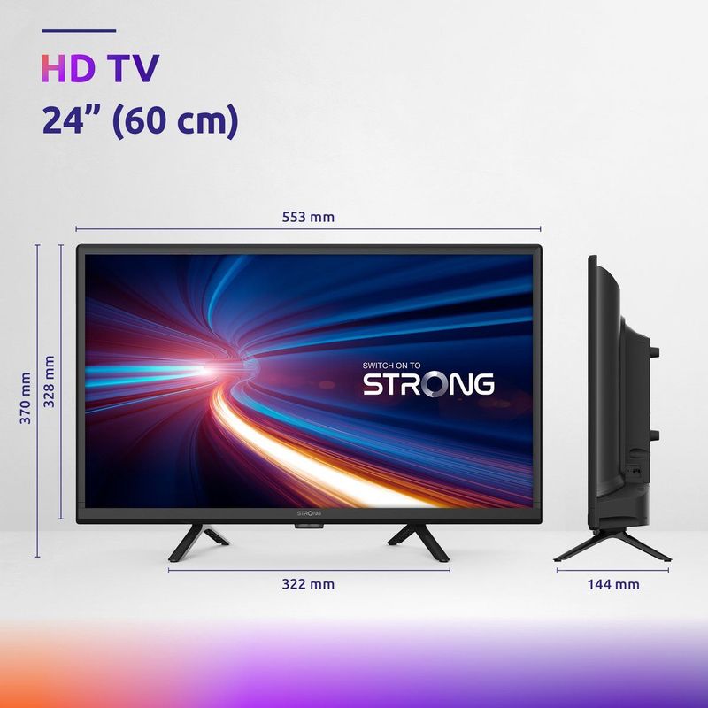 SRT - 24HE4023 - LED-TV - Zwart - 12V Compatibel - HD Ready