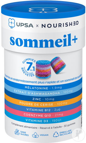 UPSA Gummies 7En1 Nourished Sommeil+ 30 Pièces