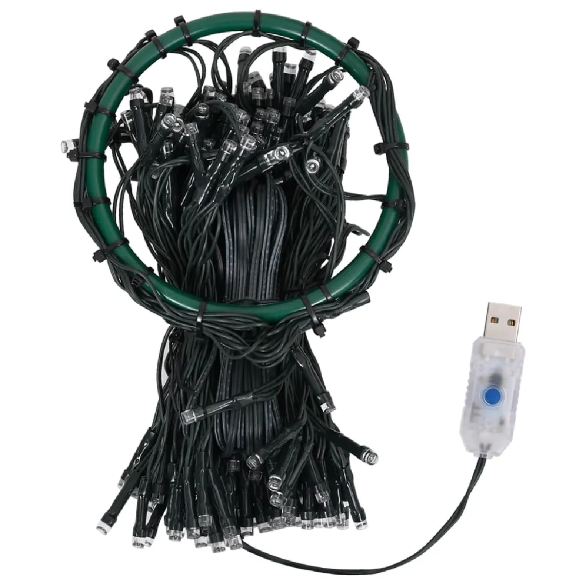 vidaXL Guirlande lumineuse Noël 250 LED Blanc Froid