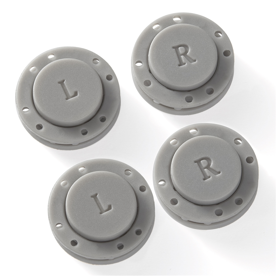 Lot de 2 paires de boutons magnétiques