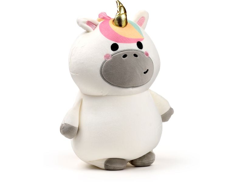 Sombo Reisekissen Plüsch 2 in 1 Einhorn Plüsch Memory Foam Reisekissen
