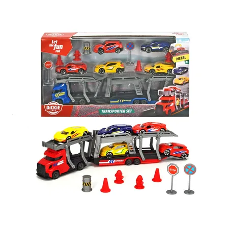 Dickie Toys Transporter Set, 1 Stück, 2-fach sortiert