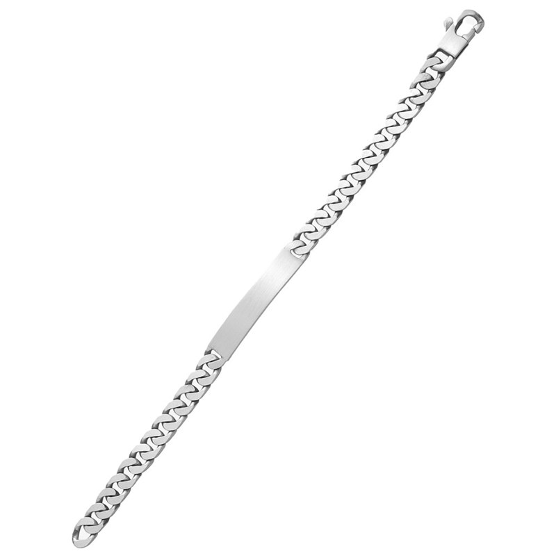 Gourmette Homme 19 cm - Argent 925 - Largeur 7 mm