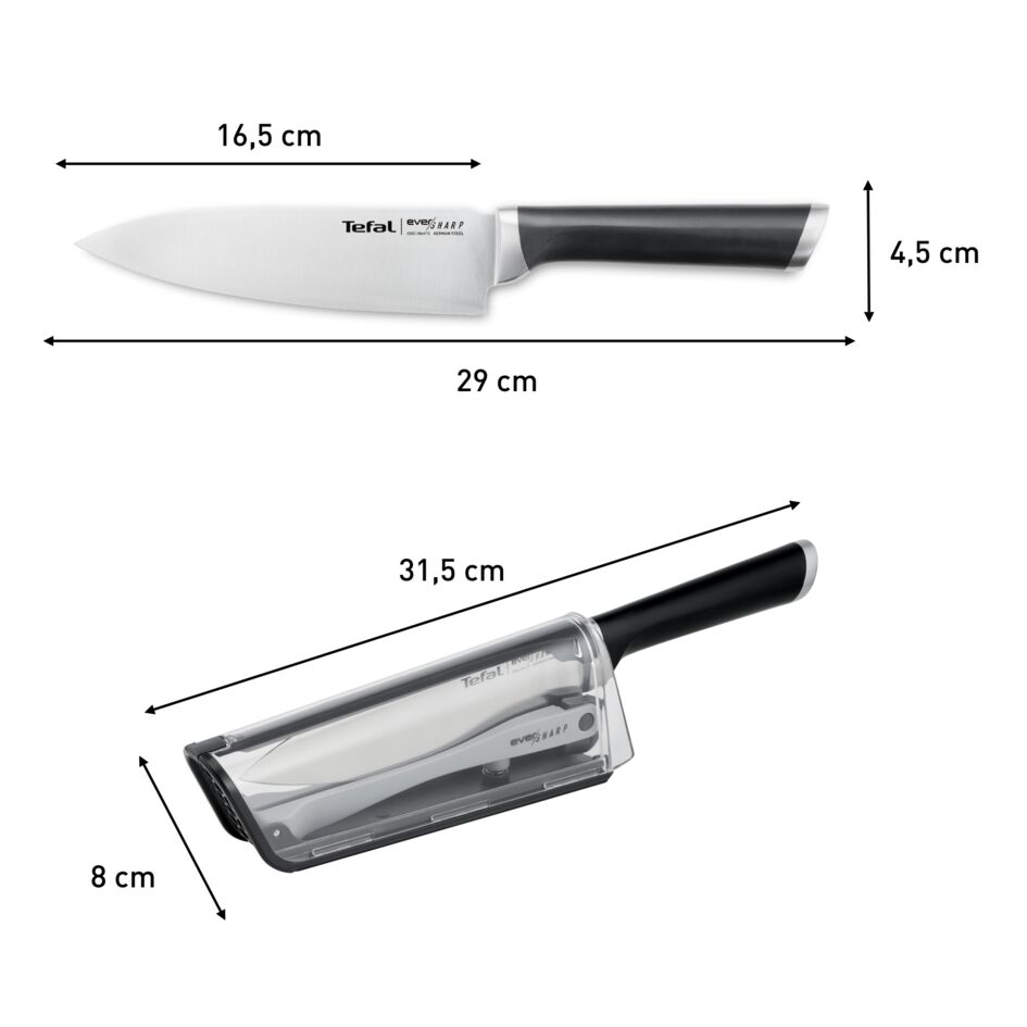 Ever Sharp K2569004 koksmes met slijper