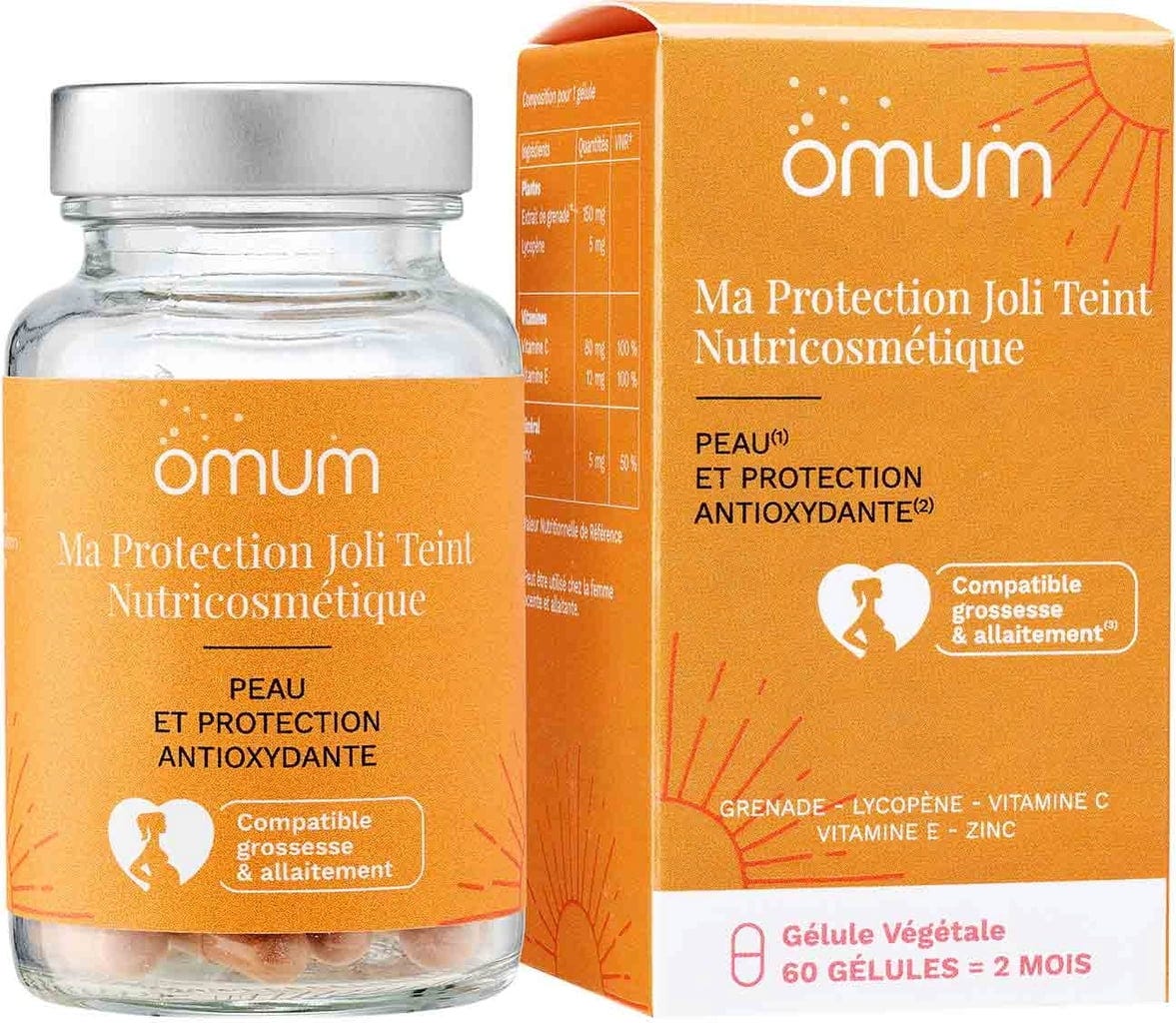 Omum  Ma Protection Joli Teint Dietary Supplement, 60 Kapseln