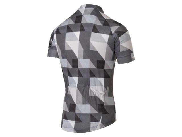 AGU Agu Triangle Stripe Essential Cykeltrøje Sort/Grå/Hvid