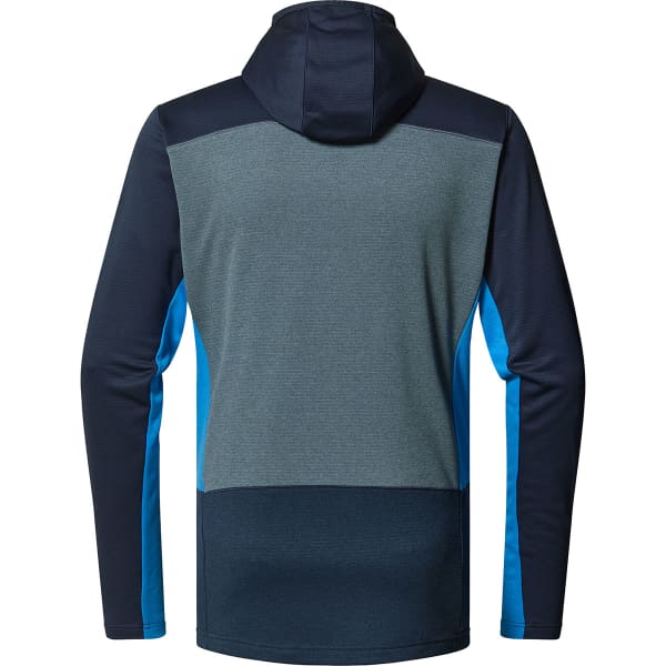 Veste polaire ski rando HAGLÖFS HAGLOFS ROC FLASH MID HOOD M TARN BLUE/STEEL BLUE