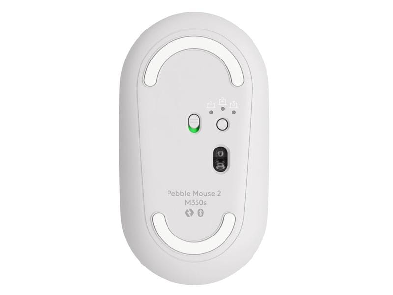 Logitech Pebble 2 M350s Schlanke Bluetooth-Maus mit geräuscharmen Tasten