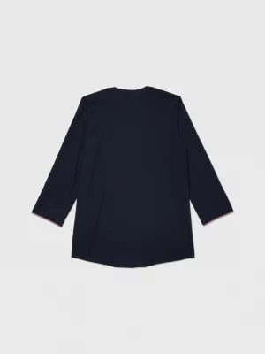 Blusa adaptável com decote em V