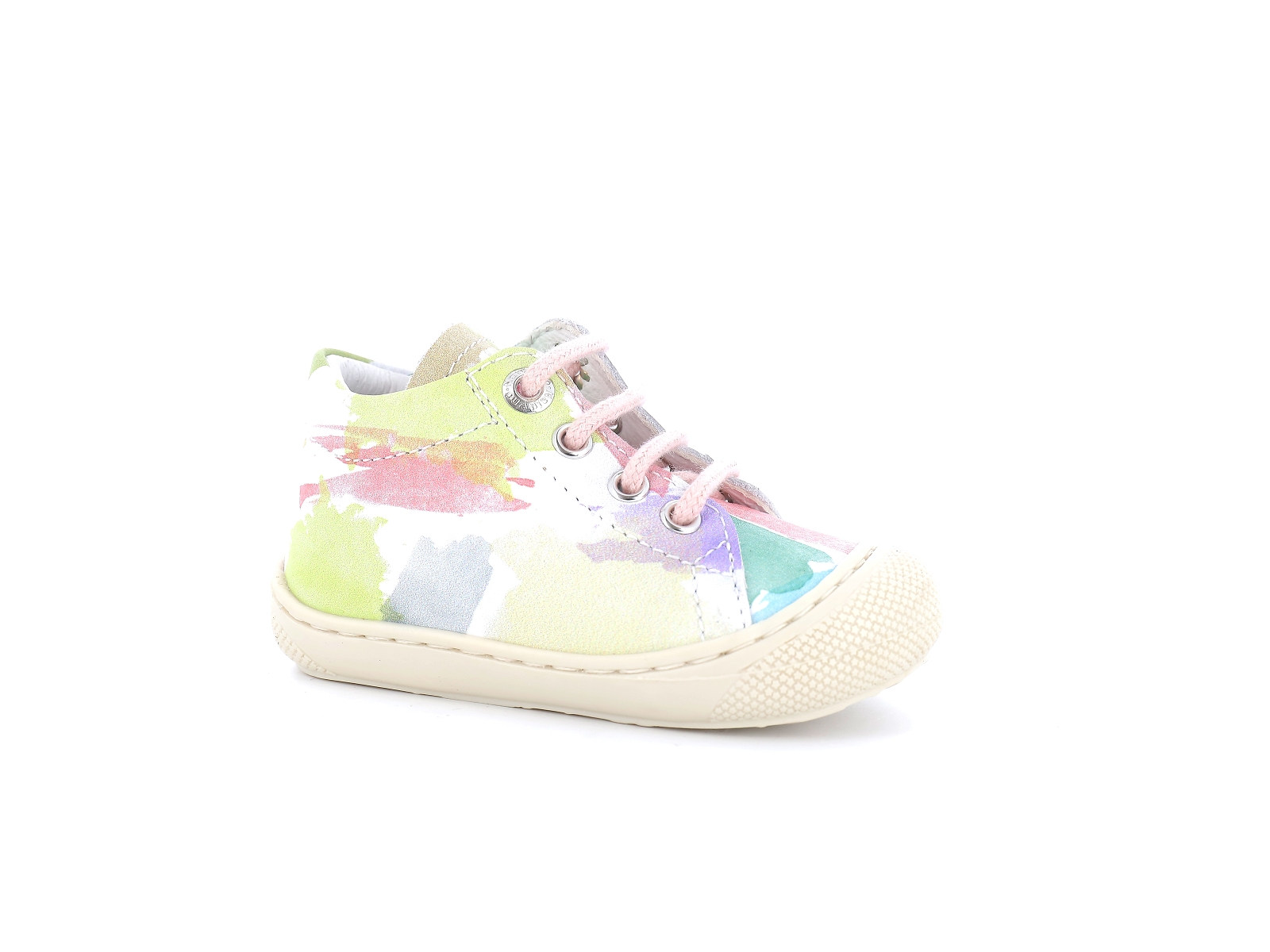 Naturino-COCOON 2012889 M8 0R01 Cuir Blanc multi