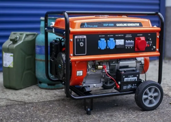 Extralink EX.30356, 5000 W, 220 V, 25 L, Benzin, 1,87 l/t, Manuel/Elektronisk