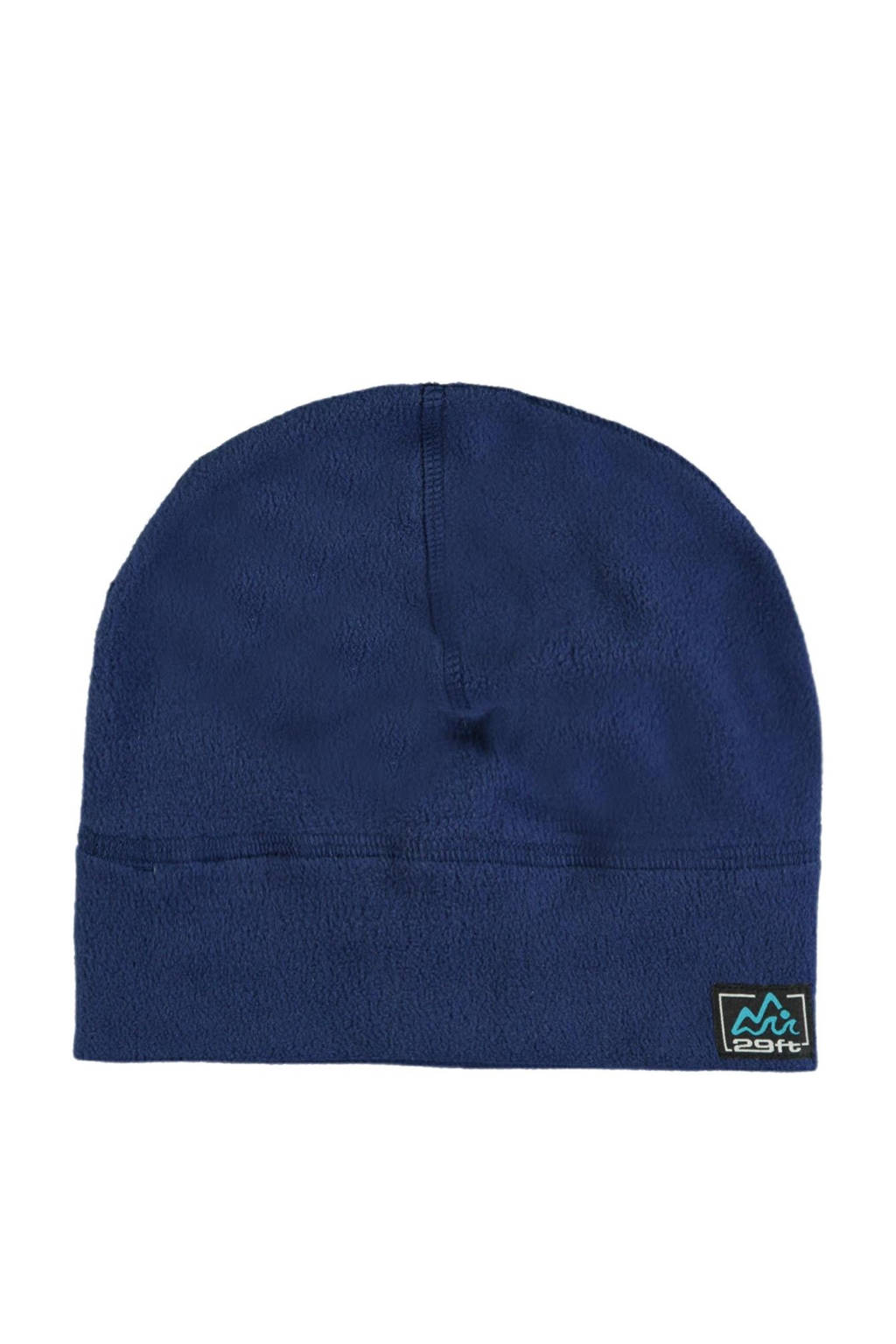 29FT fleece muts donkerblauw