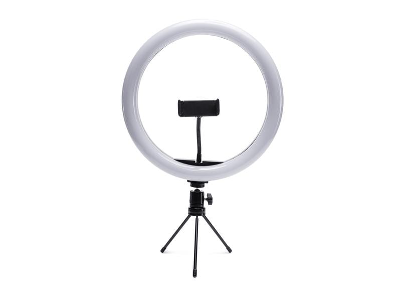Rio Studio Rgb Ring Light RL12 Schwarz LED-Ringlicht für Make-up, Vlogging oder Fotografie