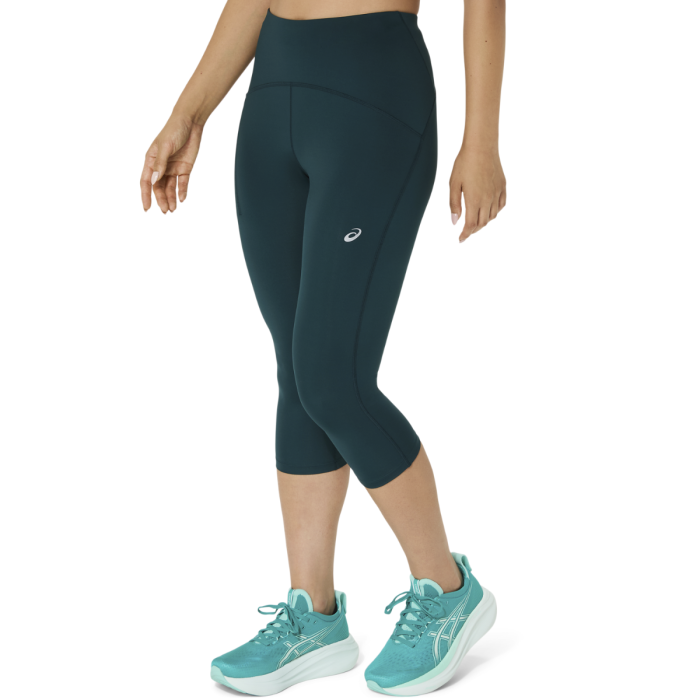 Asics Dame Lange tights Road High Waist Capri Grøn