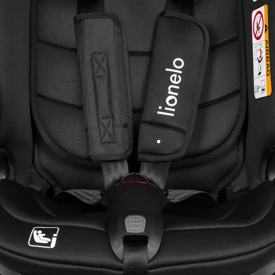 lionelo Reboarder Bastiaan RWF i-Size Black Carbon