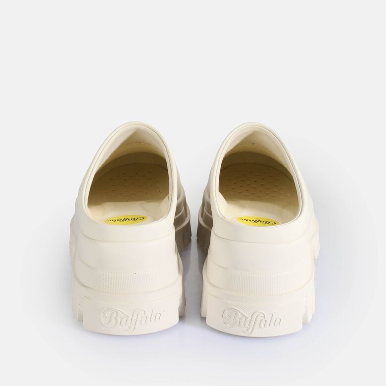 Aspha Clog 01 Chaussures basses véganes, ivoire