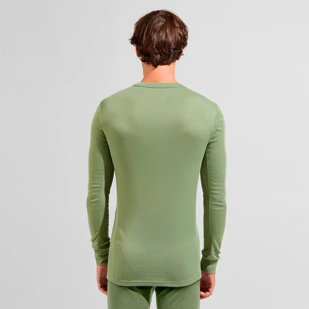 Odlo SUW Active Warm Thermoshirt Lange Mouwen 2Pack Zwart/Groen Heren