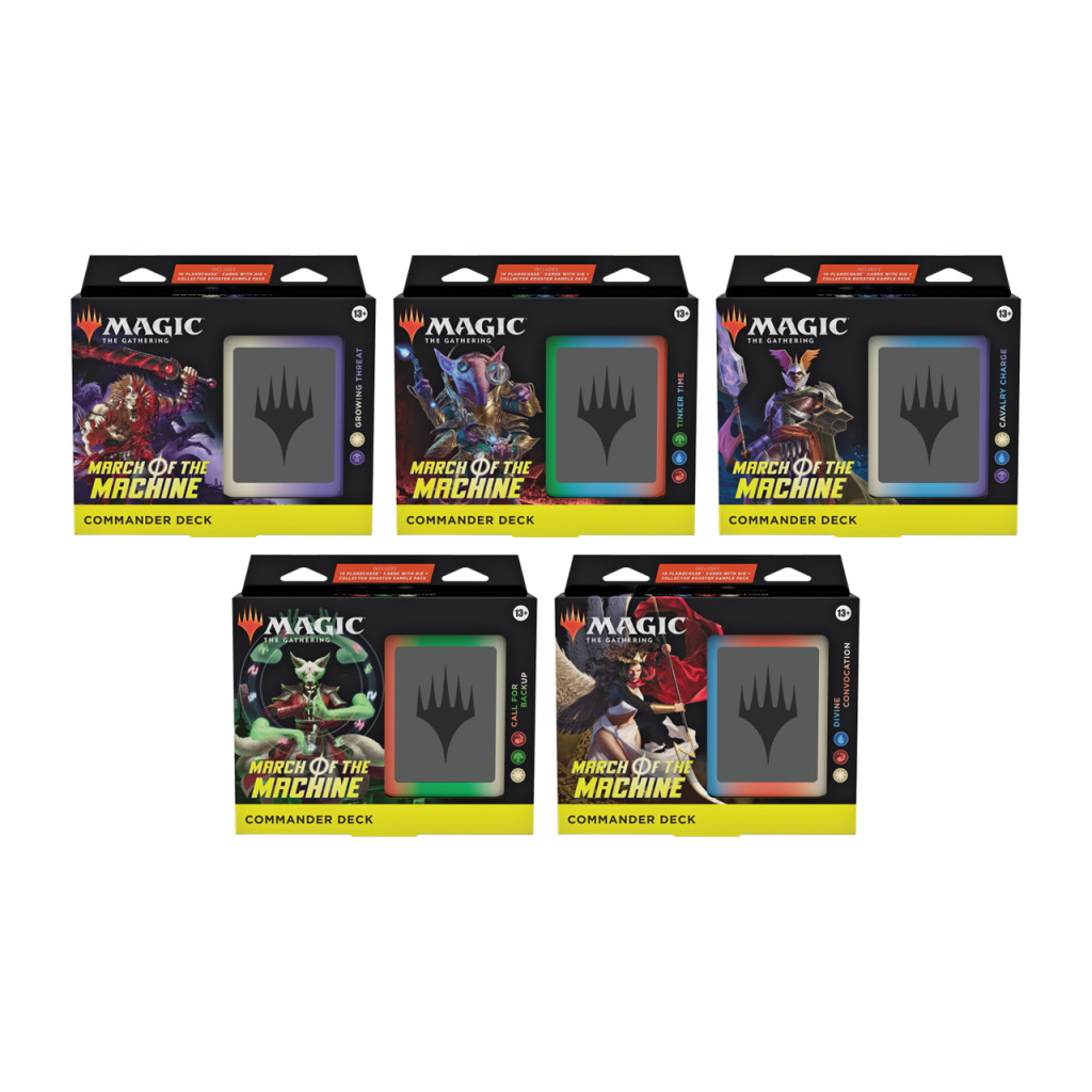 Magic The Gathering : L'invasion des machines - Lot des 5 Decks Commander