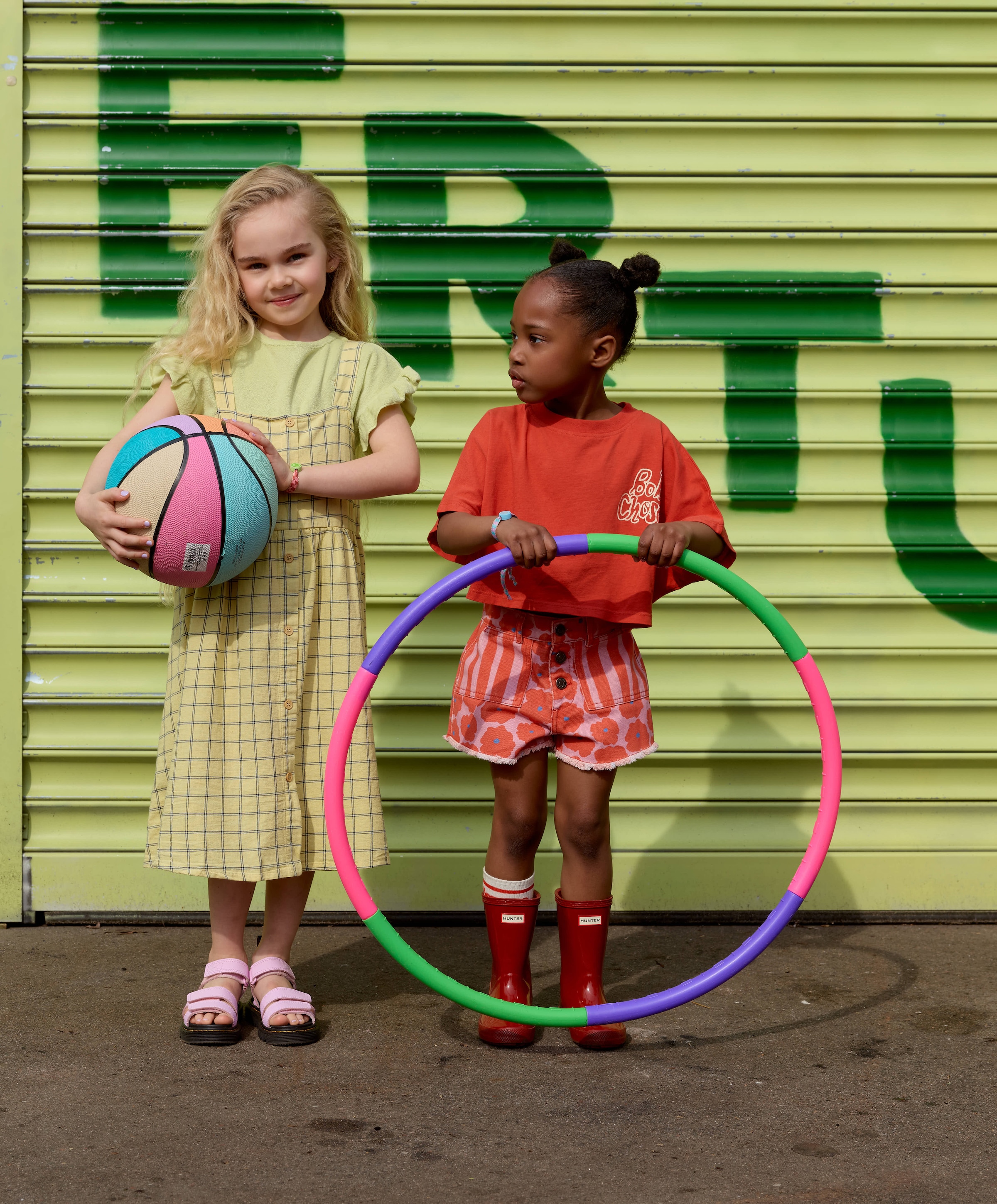 Bobo Choses Meisjes jurk geel