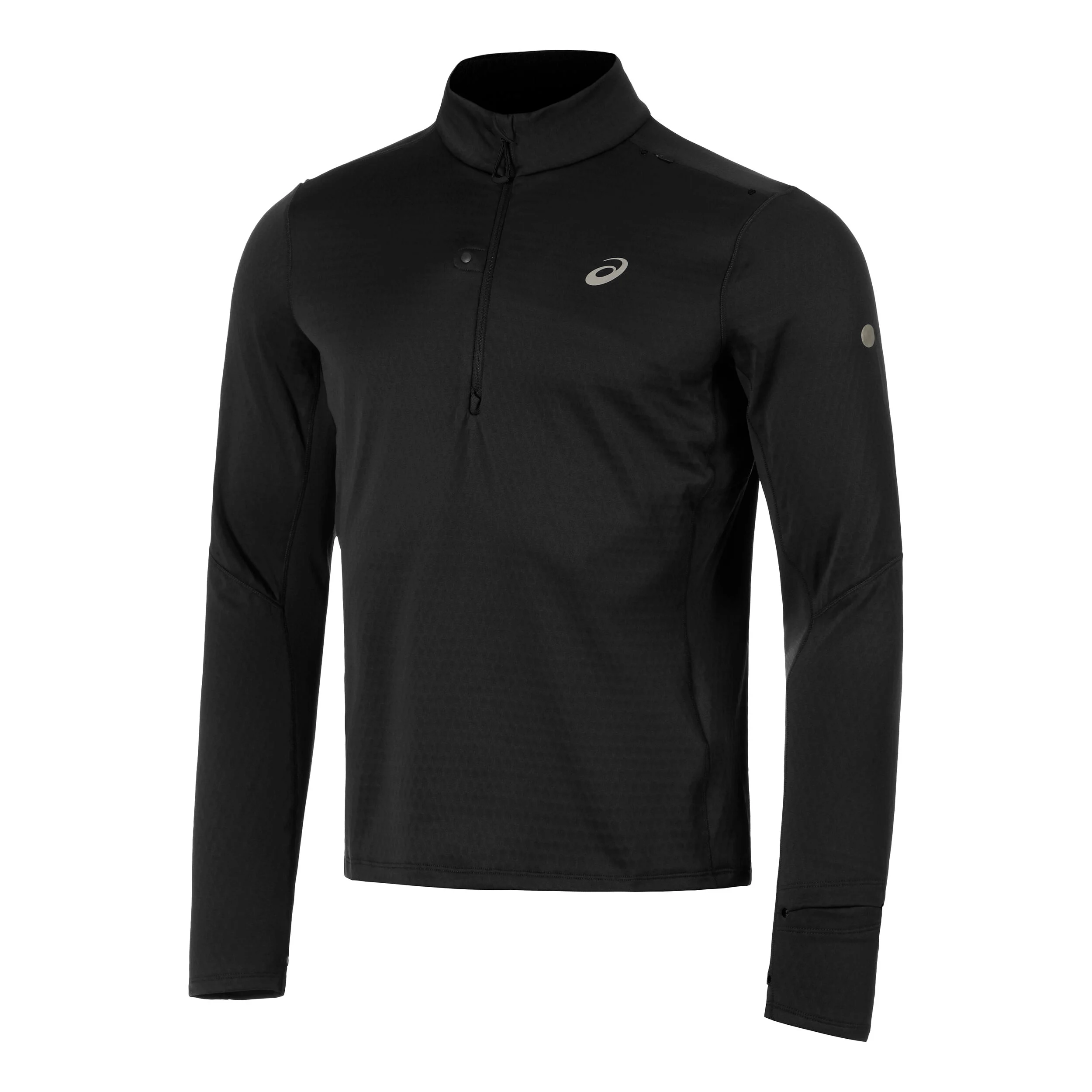 ASICS Road Winter 1/2 Zip Maillot De Course Hommes - Noir