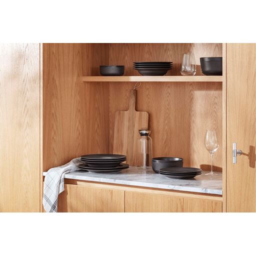 Eva Trio Legio Nova Middagstallerken, Black, Ø25 cm