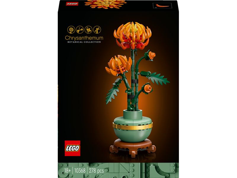 LEGO® Icons Botanicals Chrysantheme 10368 Blumendeko-Bauset
