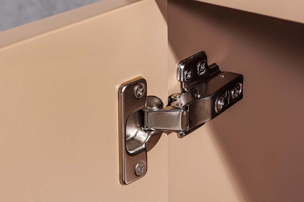 Modernes TV-Board LOFT 160cm natur grau beige greige drei Fächer Schublade