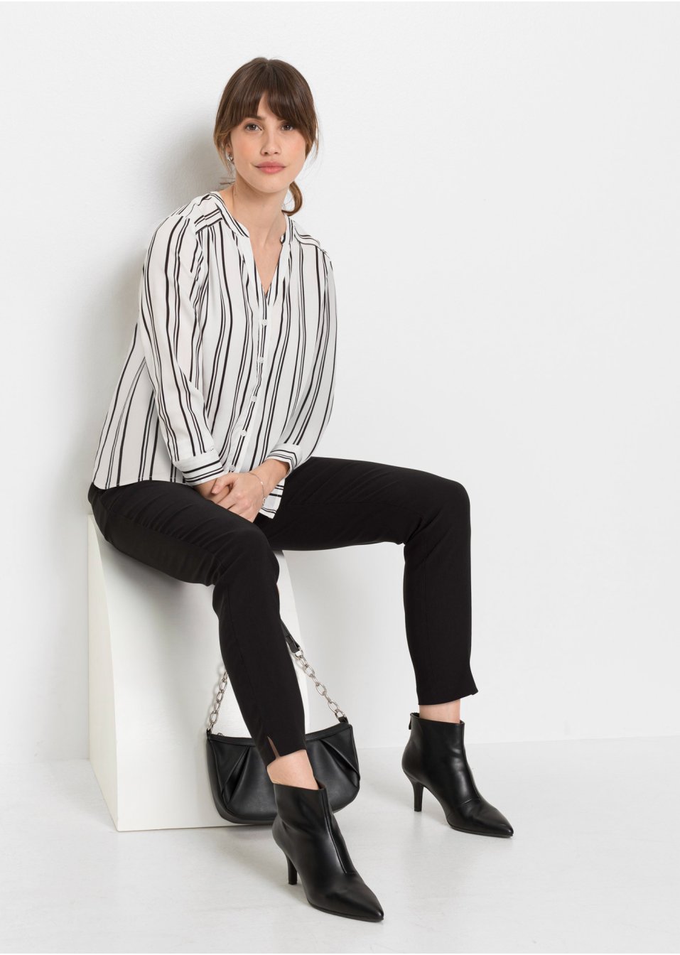 Chemisier manches longues en viscose